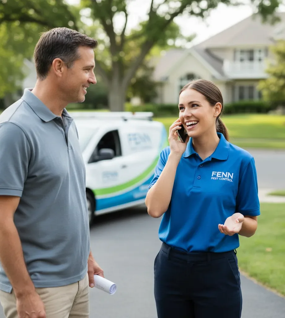 Fenn Pest Control customer support in Transfer